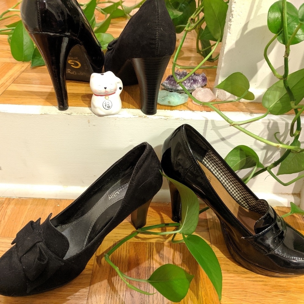 Shoe bundle both gently worn